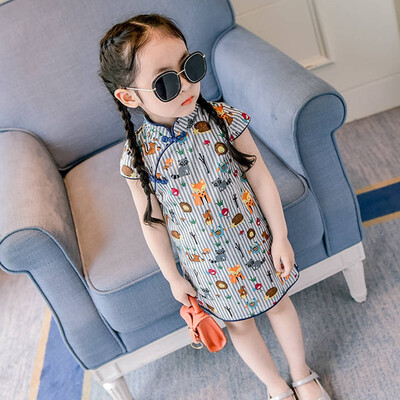 Chinese Cheongsam Princess Dress Baby Summer Girls Dress For kids Clothes Sleeveless Cotton Print Flowers Princess Cute Sweet D
Chinese Cheongsam Princess Dress Baby Summer Girls Dress For kids Clothes Sleeveless Cotton Print Flowers Princess Cute Sweet D