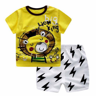 2pcsset Children clothing cartoon T-shirt shorts baby boy suit set Kids short sleeve cotton 3M-3T
2pcsset Children clothing cartoon T-shirt shorts baby boy suit set Kids short sleeve cotton 3M-3T