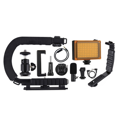 C Type Monopod Handheld Camera Stabilizer Holder Grip Flash Microphone Bracket Kit Photography Accessories
C Type Monopod Handheld Camera Stabilizer Holder Grip Flash Microphone Bracket Kit Photography Accessories