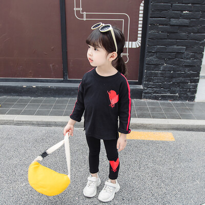 Kids Clothes girl Spring Autumn Toddler Long Sleeve Heart Print Sweatshirt TopsPants 2Pcs Tracksuit For Girls Chilren Costume
Kids Clothes girl Spring Autumn Toddler Long Sleeve Heart Print Sweatshirt TopsPants 2Pcs Tracksuit For Girls Chilren Costume