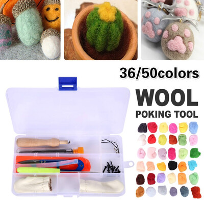 3650 Color Wool Felt Needles Tool Set Needle Felting Mat Starter DIY Kit Girl Gift
3650 Color Wool Felt Needles Tool Set Needle Felting Mat Starter DIY Kit Girl Gift
