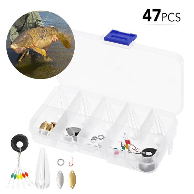 175pcs Assorted Fishing Tackle Set Metal Spoon Lures Baits Space Beans Split Rings Hooks Casting Helper with Tackle Box Fishing Ac
175pcs Assorted Fishing Tackle Set Metal Spoon Lures Baits Space Beans Split Rings Hooks Casting Helper with Tackle Box Fishing Ac