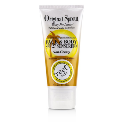 ORIGINAL SPROUT - Tahitian Family Collection Face & Body SPF 27 Non-Greasy Suncreen 90ml3oz
ORIGINAL SPROUT - Tahitian Family Collection Face & Body SPF 27 Non-Greasy Suncreen 90ml3oz