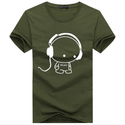 High Quality Men Headset Cartoon Printed T Shirts Fashion Casual T Shirt Men Brand T-shirt Tee Shirt Plus Size
High Quality Men Headset Cartoon Printed T Shirts Fashion Casual T Shirt Men Brand T-shirt Tee Shirt Plus Size
