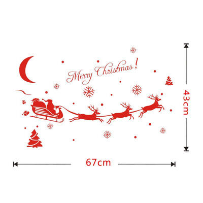 Christmas Wall Sticker Self Adhesive Santa And Elks Home Decor Wall Decals With Letters Of Merry Christmas New Year Gift
Christmas Wall Sticker Self Adhesive Santa And Elks Home Decor Wall Decals With Letters Of Merry Christmas New Year Gift
