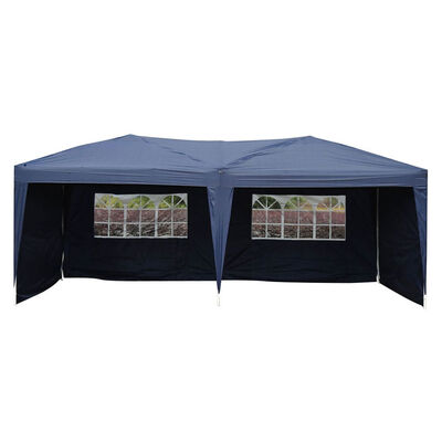 3 x 6m Two Windows Waterproof Folding Tent Blue Outdoor Gazebo Canopy Wedding Garden Party Tent
3 x 6m Two Windows Waterproof Folding Tent Blue Outdoor Gazebo Canopy Wedding Garden Party Tent