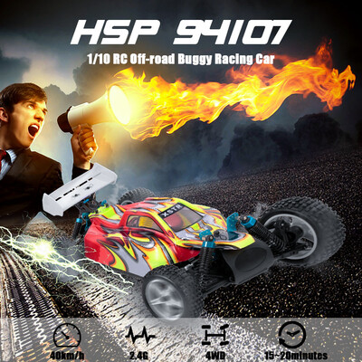 HSP 94107 110 24G 4WD High Speed 40Kmh RC Off-road Buggy Racing Car Children Gift Kids Toy RTR
HSP 94107 110 24G 4WD High Speed 40Kmh RC Off-road Buggy Racing Car Children Gift Kids Toy RTR