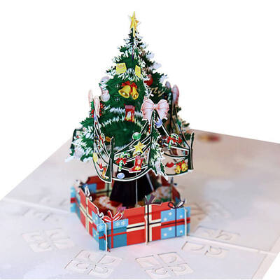 New Christmas Birthday Festival Greeting Cards 3D Pop Up Hollow out Paper Carving Colorful Printed DIY Handmade Invitations
New Christmas Birthday Festival Greeting Cards 3D Pop Up Hollow out Paper Carving Colorful Printed DIY Handmade Invitations