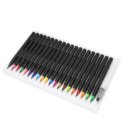 1Pcs 20 Color Watercolor Pen Soft Head Paint Brush Tap water Pen Creative Calligraphy Pens Comic Hand Drawing Brush For Boy Girl
1Pcs 20 Color Watercolor Pen Soft Head Paint Brush Tap water Pen Creative Calligraphy Pens Comic Hand Drawing Brush For Boy Girl