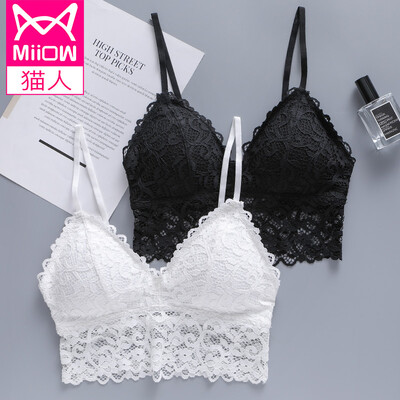 Cat man French lace no steel ring bra thin ladies sexy back underwear art female Europe&America small chest strap black
Cat man French lace no steel ring bra thin ladies sexy back underwear art female Europe&America small chest strap black