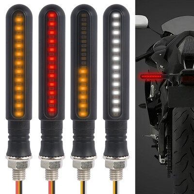 Willstar 4PCS Motorcycle Turn Signal LED Flowing Water Flashing Light Stop Signal Tail Light Driving Light DRL
Willstar 4PCS Motorcycle Turn Signal LED Flowing Water Flashing Light Stop Signal Tail Light Driving Light DRL