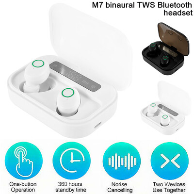 3600mAh M7 Bina TWS Bluetooth 50 Wireless LED Digital Stereo Motion Touch In-ear Bluetooth Headset
3600mAh M7 Bina TWS Bluetooth 50 Wireless LED Digital Stereo Motion Touch In-ear Bluetooth Headset