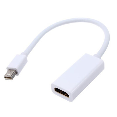 Mini DisplayPort to HDMI Adapter Mini DP to HDMI in White - Thunderbolt 2 Port Compatible
Mini DisplayPort to HDMI Adapter Mini DP to HDMI in White - Thunderbolt 2 Port Compatible