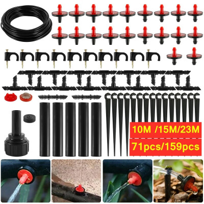 NEW10m15m23m DIY Micro Drip Irrigation Sprinkler System Plant Self Watering Dripper Garden Hose Kits
NEW10m15m23m DIY Micro Drip Irrigation Sprinkler System Plant Self Watering Dripper Garden Hose Kits