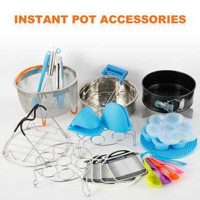 21Pcs Instant Pot Steamer Basket Accessories Omelette Mold Pressure Cooker Accessories
21Pcs Instant Pot Steamer Basket Accessories Omelette Mold Pressure Cooker Accessories