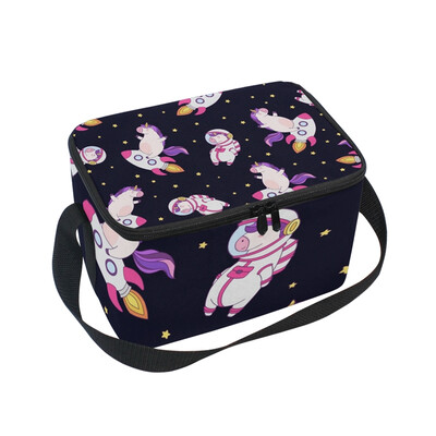 ALAZA Lunch Box Insulated Lunch Bag Large Cooler Tote Bag Cute Unicorn On Rocket for Men Women Girls Boys
ALAZA Lunch Box Insulated Lunch Bag Large Cooler Tote Bag Cute Unicorn On Rocket for Men Women Girls Boys