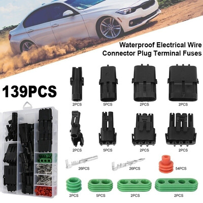 Willstar 139Pcsset Auto Waterproof Electrical Wire Connector Plug Terminal Fuses Kit for Car Motorcycle
Willstar 139Pcsset Auto Waterproof Electrical Wire Connector Plug Terminal Fuses Kit for Car Motorcycle