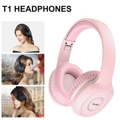 T1 Bluetooth Headphones Wireless Omni-directional Microphone Collapsible Large Capacity Battery Headphones 2 Colors
T1 Bluetooth Headphones Wireless Omni-directional Microphone Collapsible Large Capacity Battery Headphones 2 Colors