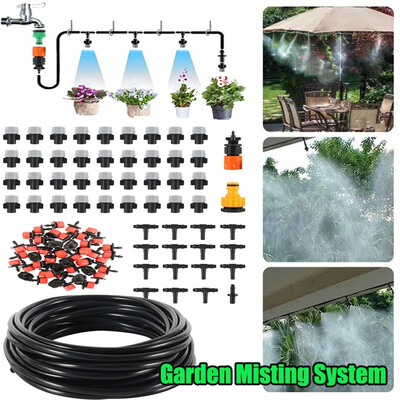 1015M SET Garden Patio Misting Cooling System Water Automatic Mist Nozzle for Garden Yard Outdoor
1015M SET Garden Patio Misting Cooling System Water Automatic Mist Nozzle for Garden Yard Outdoor