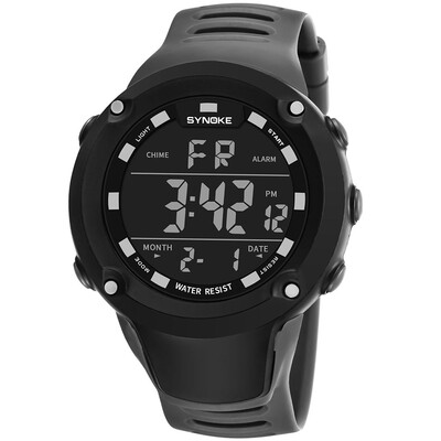 SYNOKE Male Sport Watch Electronic LED Digital Wrist Watches Stopwatch Alarm Luminous Water Resistant For Men Clock
SYNOKE Male Sport Watch Electronic LED Digital Wrist Watches Stopwatch Alarm Luminous Water Resistant For Men Clock