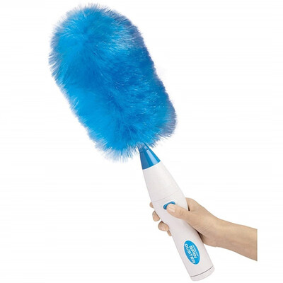 Hurricane Spin Duster Electric Feather Duster Electrostatically-Charged Bristles Attract&Trap Dust
Hurricane Spin Duster Electric Feather Duster Electrostatically-Charged Bristles Attract&Trap Dust