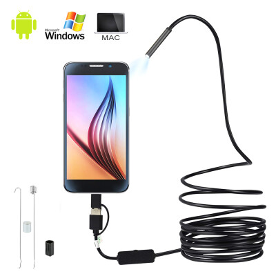 Durable 7mm 6 LED Endoscope Waterproof Borescope Inspection Camera for Andorid Phone Size5M35M2M1M
Durable 7mm 6 LED Endoscope Waterproof Borescope Inspection Camera for Andorid Phone Size5M35M2M1M