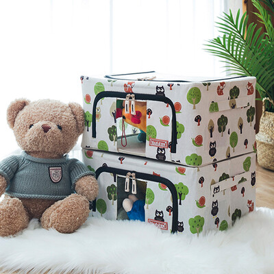 Youfen cotton&linen odorless childrens storage box cartoon childrens storage box toy storage box steel frame folding storage box 24 liters 2 Pack
Youfen cotton&linen odorless childrens storage box cartoon childrens storage box toy storage box steel frame folding storage box 24 liters 2 Pack