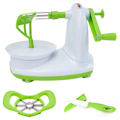 Yuliang wood multi-function peeler three-piece Hand-cranked fruit peeling&peeling machine to cut apple artifact fruit knife YX-XPD-T3
Yuliang wood multi-function peeler three-piece Hand-cranked fruit peeling&peeling machine to cut apple artifact fruit knife YX-XPD-T3