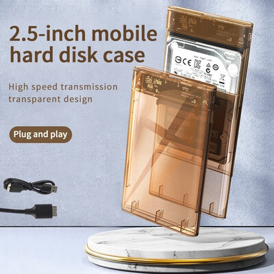 SATA SSD Hard Drive Enclosure Mobile Hard Disk Box Shell Support 2TB USB 30 25 inch
SATA SSD Hard Drive Enclosure Mobile Hard Disk Box Shell Support 2TB USB 30 25 inch