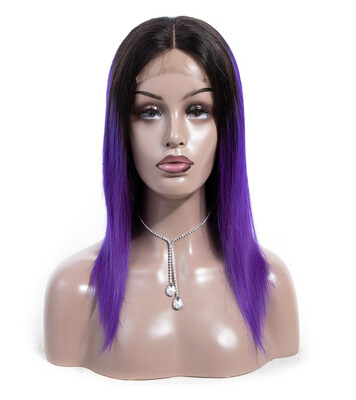 Ombre Color 1bPurple Straight Human Hair Wigs Brazilian Ombre Hair 180 Pre Plucked hairline 4 4 Human Hair Lace Front Wig
Ombre Color 1bPurple Straight Human Hair Wigs Brazilian Ombre Hair 180 Pre Plucked hairline 4 4 Human Hair Lace Front Wig