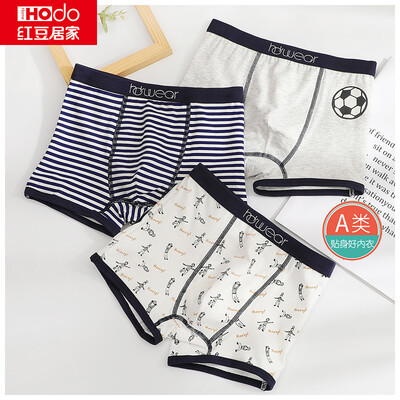 Red bean home new big childrens underwear cotton youth student shorts small boys childrens boyshort football stripes 15075
Red bean home new big childrens underwear cotton youth student shorts small boys childrens boyshort football stripes 15075