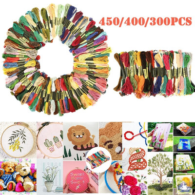 450400300 PCS Cotton DMC Cross Floss Stitch Thread Embroidery Sewing Skeins Multi Colors
450400300 PCS Cotton DMC Cross Floss Stitch Thread Embroidery Sewing Skeins Multi Colors