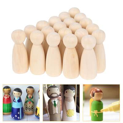 Willstar Wooden Peg Doll Unfinished Wooden People Plain Blank Bodies Angel Dolls for DIY Craft
Willstar Wooden Peg Doll Unfinished Wooden People Plain Blank Bodies Angel Dolls for DIY Craft