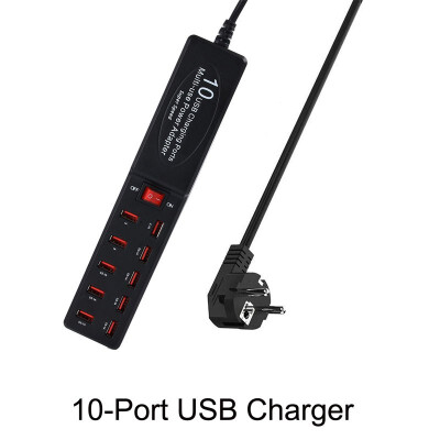 USB Charger 10-Port USB Wall Charger Multi-port Charging station With Smart IC Technology
USB Charger 10-Port USB Wall Charger Multi-port Charging station With Smart IC Technology