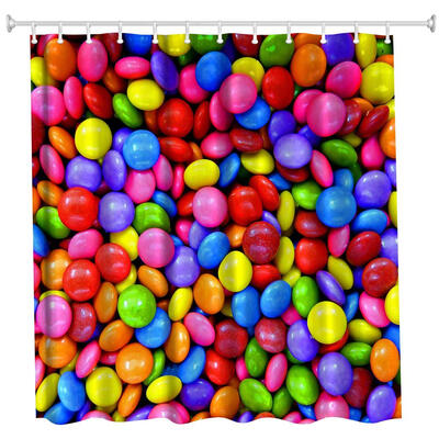 Rainbow Bean Polyester Shower Curtain Bathroom Curtain High Definition 3D Printing Water-Proof
Rainbow Bean Polyester Shower Curtain Bathroom Curtain High Definition 3D Printing Water-Proof