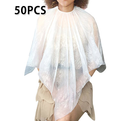 50PCS Disposable Hair Cutting Apron Waterproof Hair Salon Cape Plastic Hairdresser Apron
50PCS Disposable Hair Cutting Apron Waterproof Hair Salon Cape Plastic Hairdresser Apron