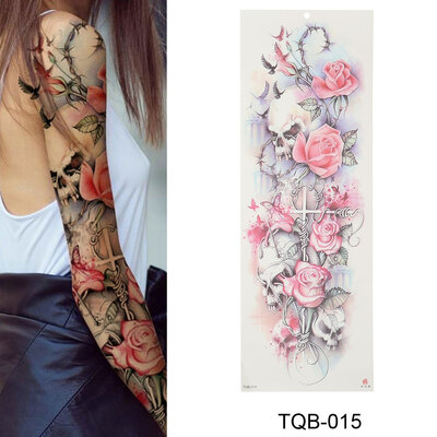 Waterproof Men Arm Tattoo Temporary Tattoos Sticker Full Arm Floral Tattoo Sticker Body Art
Waterproof Men Arm Tattoo Temporary Tattoos Sticker Full Arm Floral Tattoo Sticker Body Art