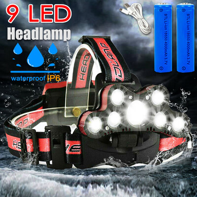 Willstar 1200000LM T6 LED Headlamp Headlight Torch Rechargeable Flashlight USB Work Light
Willstar 1200000LM T6 LED Headlamp Headlight Torch Rechargeable Flashlight USB Work Light