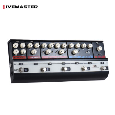 BIYANG LiveMaster Series LM-7 Mainframe Unit Metal Style Set with 5 Guitar Effect Pedals OD-162 Preamp Overdrive DS-163 CRUNCH
BIYANG LiveMaster Series LM-7 Mainframe Unit Metal Style Set with 5 Guitar Effect Pedals OD-162 Preamp Overdrive DS-163 CRUNCH