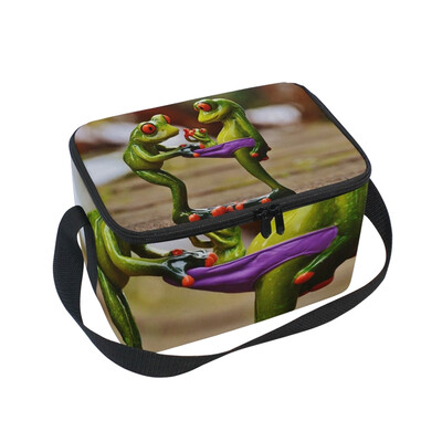 ALAZA Lunch Box Sweet Frog Funny Insulated Lunch Bag Large Cooler Tote Bagfor Men Women
ALAZA Lunch Box Sweet Frog Funny Insulated Lunch Bag Large Cooler Tote Bagfor Men Women
