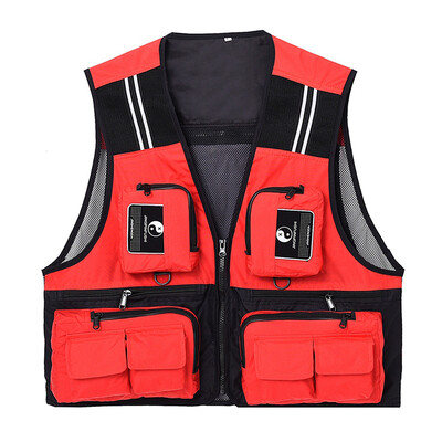 Lixada Outdoor Fishing Waistcoat Sleeveless Mesh Fishing Jacket Multi-pockets Breathable Photography Hunting Fishing Climbing Vest
Lixada Outdoor Fishing Waistcoat Sleeveless Mesh Fishing Jacket Multi-pockets Breathable Photography Hunting Fishing Climbing Vest