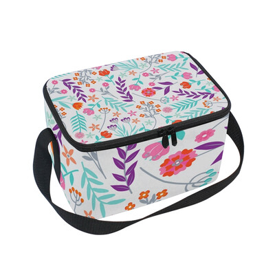 ALAZA Lunch Box Floral Colorful Insulated Lunch Bag Large Cooler Tote Bagfor Men Women
ALAZA Lunch Box Floral Colorful Insulated Lunch Bag Large Cooler Tote Bagfor Men Women