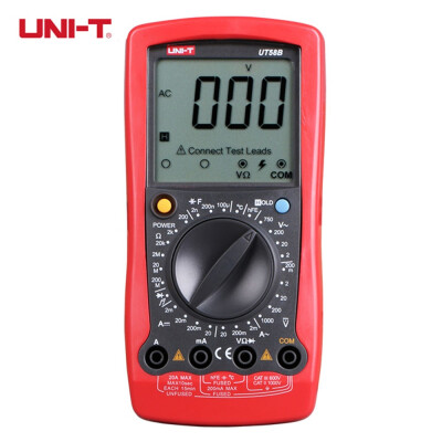 UNI-T UT58B Ammeter Volameter DMM Digital Multimeters DC AC Voltage Current Resistance Capacitance Meter Tester Multitester
UNI-T UT58B Ammeter Volameter DMM Digital Multimeters DC AC Voltage Current Resistance Capacitance Meter Tester Multitester