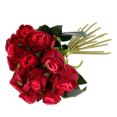Willstar 18PCS Artificial Rose Flowers Silk Rose Flower for Home Party Decoration Fake Flowers Wedding Bouquet Christmas Flowers
Willstar 18PCS Artificial Rose Flowers Silk Rose Flower for Home Party Decoration Fake Flowers Wedding Bouquet Christmas Flowers