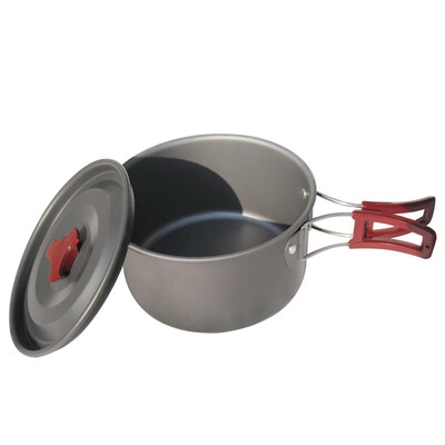Outdoor pot set medium high quality aluminum alloy oxidation non-stick pan Outdoor picnic equipment single camping cooker
Outdoor pot set medium high quality aluminum alloy oxidation non-stick pan Outdoor picnic equipment single camping cooker