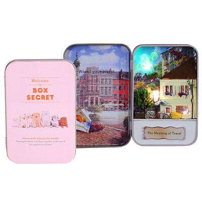 3D Handmade Wood DIY Box Theater Dollhouse Miniature Cute Mini Home Assemble Kits Gift Toys for Children
3D Handmade Wood DIY Box Theater Dollhouse Miniature Cute Mini Home Assemble Kits Gift Toys for Children