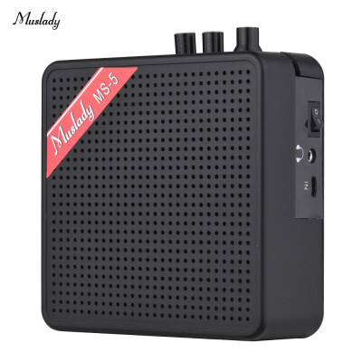 Muslady MS-5 Portable Mini Guitar Amplifier Amp Speaker 5W Support BT Connection with Memoey Card Slot Headphone Output
Muslady MS-5 Portable Mini Guitar Amplifier Amp Speaker 5W Support BT Connection with Memoey Card Slot Headphone Output