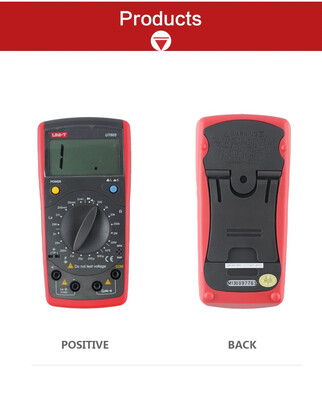 UNI-T UT603 Modern Resistance Inductance Capacitance Meters Testers LCR Meter Capacitors Ohmmeter w hFE Test
UNI-T UT603 Modern Resistance Inductance Capacitance Meters Testers LCR Meter Capacitors Ohmmeter w hFE Test