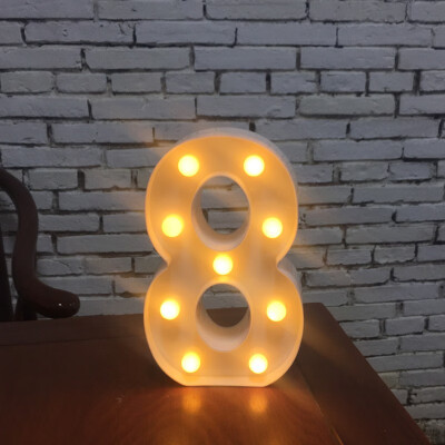 NeillieN Twenty-six LED alphabetic lights decorative modelling lights plastic alphabetic digital night lightsDecorative lamp
NeillieN Twenty-six LED alphabetic lights decorative modelling lights plastic alphabetic digital night lightsDecorative lamp