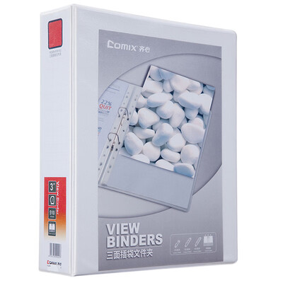 Coix A4 folder easy to display American three-sided pocket information booklet 3 inches 2 holes office supplies white A0234
Coix A4 folder easy to display American three-sided pocket information booklet 3 inches 2 holes office supplies white A0234